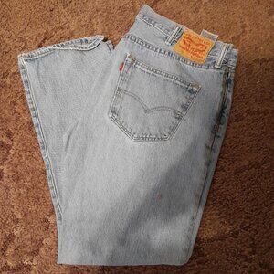 Levi's 501 Faded Button Fly Straight Leg Men's Jeans Size 38x30